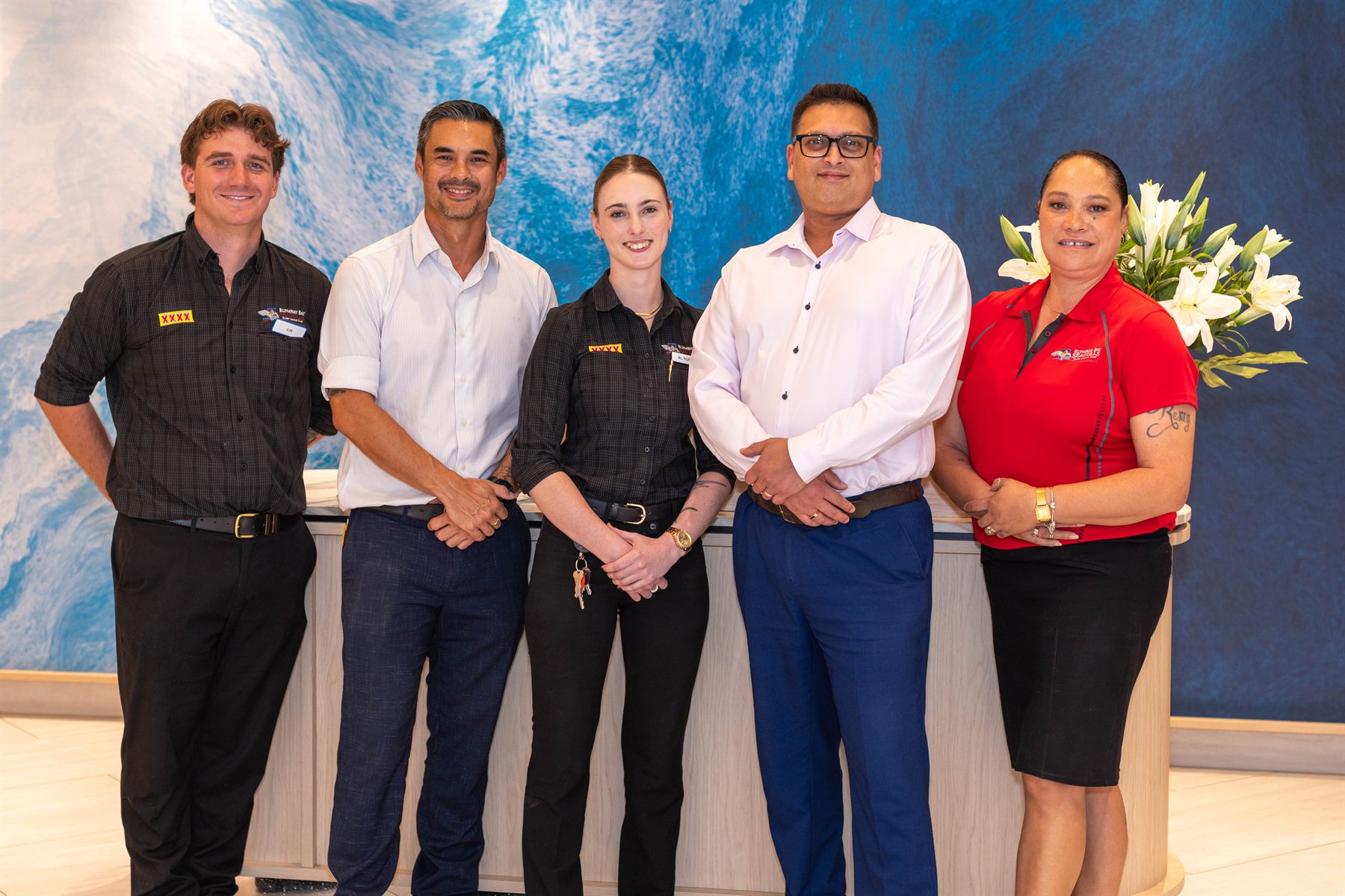 The friendly Runaway Bay team
