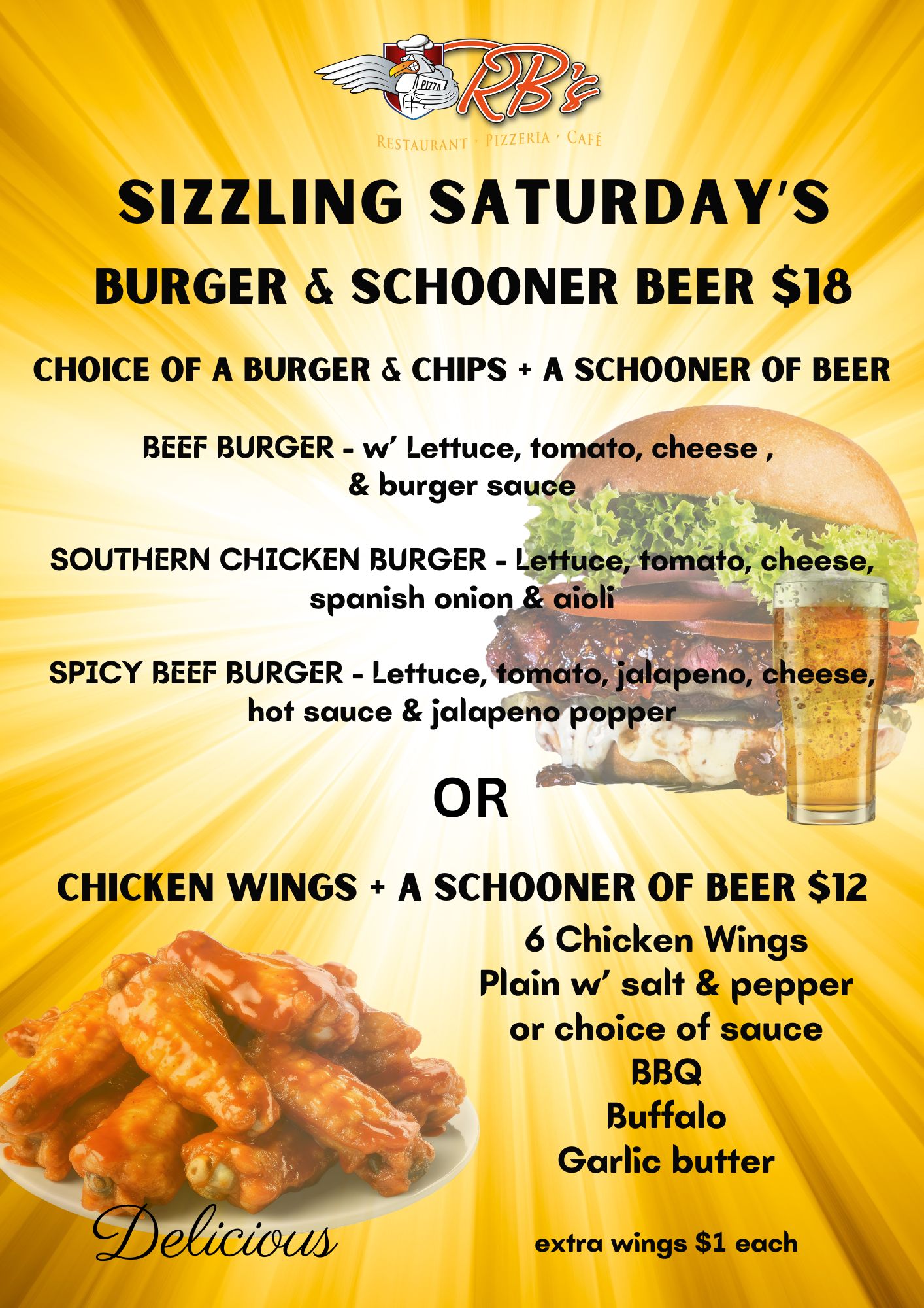 Runaway Bay dining specials flyer