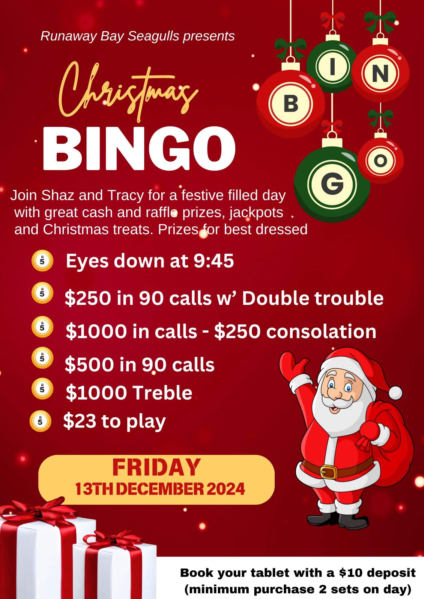 Bingo August $1000