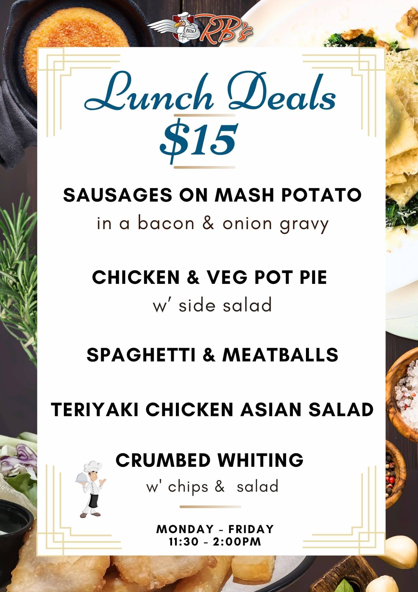 Runaway Bay dining specials flyer